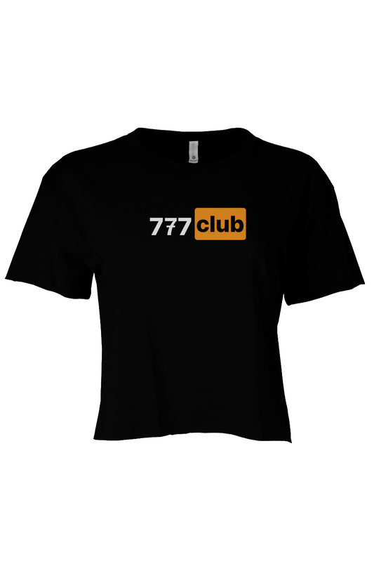 777 club hot girl summer crop T-shirt